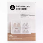 4pk XL Shoe Storage Box