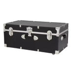 Seward Rover Valise 76 cm à roulettes avec serrure, noire : Rangement de camping à roulettes, MDF et acier, capacité de 27,2 kg