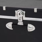 Seward Rover Valise 76 cm à roulettes avec serrure, noire : Rangement de camping à roulettes, MDF et acier, capacité de 27,2 kg