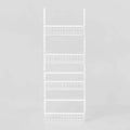 4 Tier Over-The-Door Storage Rack - Brightroom™: Adjustable Shelves, White Steel, Over Door Organizer, 4 Baskets