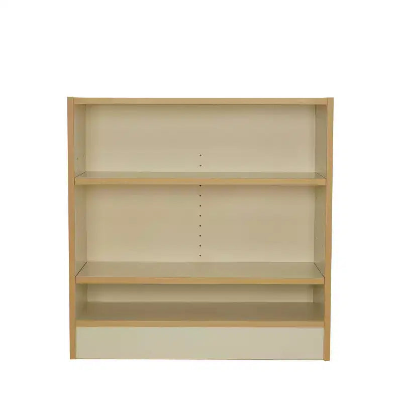 Bibliothèque enfant à 2 étagères de 30 pouces Factory Direct Partners, stratifié bois d'érable amande, blanc cassé