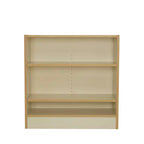 Bibliothèque enfant à 2 étagères de 30 pouces Factory Direct Partners, stratifié bois d'érable amande, blanc cassé