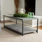 Jamestown Rectangular Coffee Table with Storage Shelf