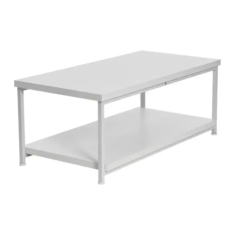 Jamestown Rectangular Coffee Table with Storage Shelf