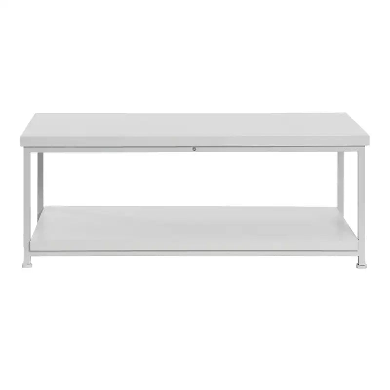 Jamestown Rectangular Coffee Table with Storage Shelf