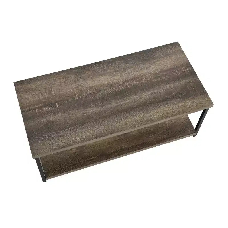 Jamestown Rectangular Coffee Table with Storage Shelf