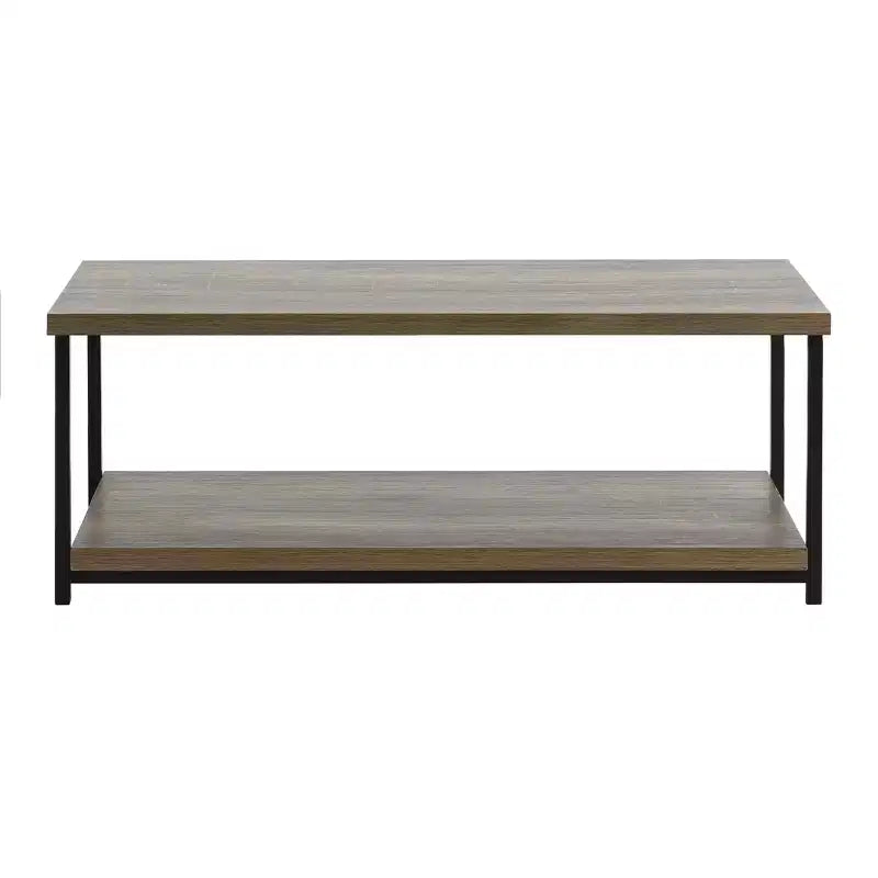 Jamestown Rectangular Coffee Table with Storage Shelf