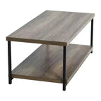 Jamestown Rectangular Coffee Table with Storage Shelf