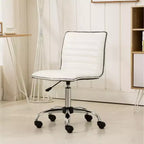 Chaise de bureau Fremo Chromel réglable à vérin pneumatique, blanche