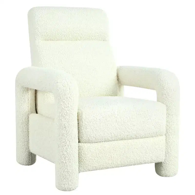31W Back Recliner Armchair, Upholstered Accent Recliner Chair with Adjustable Backrest-Christopher Knight Home