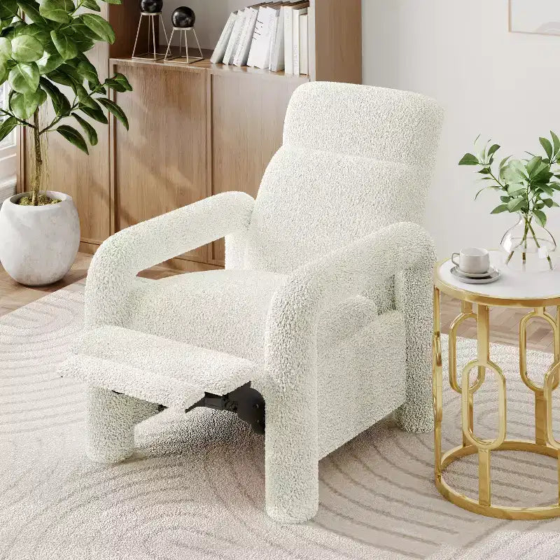 Fauteuil inclinable 31W avec dossier réglable, fauteuil inclinable d'appoint rembourré – Christopher Knight Home
