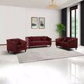 AndMakers 3-Piece Microfiber Living Room Set