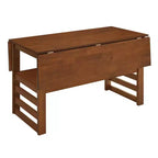ModernLuxe Ensemble Table à Manger Extensible 5 Pièces pour 4 Personnes, Ensemble de Salle à Manger avec Abattants, Étagère de Rangement et 4 Chaises Rembourrées