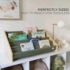 ZICOTO Étagère pour enfants Bibliothèque décorative pour chambres de bébés filles, garçons et salles de jeux Montessori
