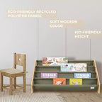 ZICOTO Étagère pour enfants Bibliothèque décorative pour chambres de bébés filles, garçons et salles de jeux Montessori