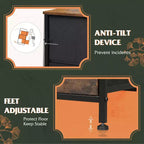 Commode à 8 tiroirs GALAXHERO, commode de rangement large en tissu pour chambre à coucher, placard, entrée