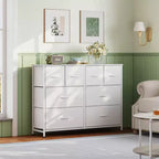 Commode à 8 tiroirs GALAXHERO, commode de rangement large en tissu pour chambre à coucher, placard, entrée