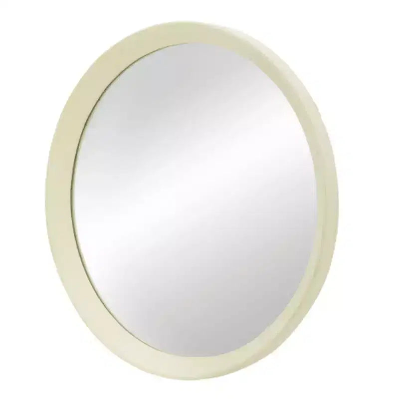 Miroir mural en bois de manguier de style décoratif de transition, 20x1,5, avec cadre en bois de manguier massif pour salle de bain