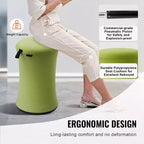 Chaise oscillante VEVOR, réglable en hauteur (19,3-25 pouces) avec housse en tissu, siège oscillant flexible en fer et éponge, pour les 12-18 ans, vert