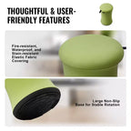 Chaise oscillante VEVOR, réglable en hauteur (19,3-25 pouces) avec housse en tissu, siège oscillant flexible en fer et éponge, pour les 12-18 ans, vert