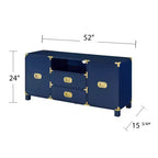 Campaign Entertainment Center Console - Blue - SEI