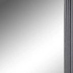 HomeRoots 26 Black Beveled Lines Framed Accent Mirror