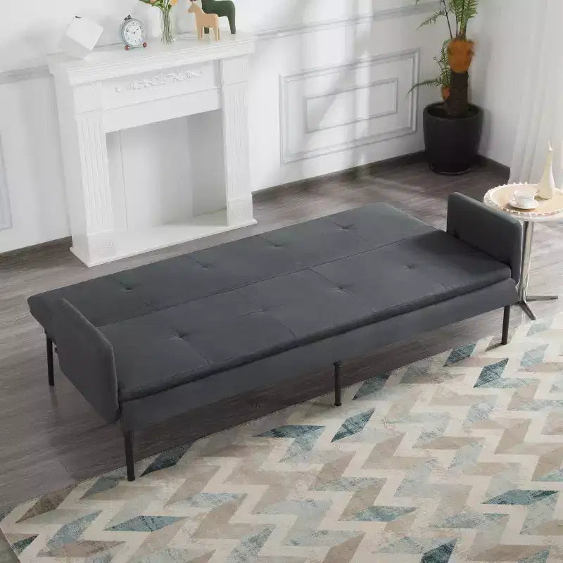 Canapé-lit futon convertible MAYEERTY 74.8 avec dossier réglable sur 5 positions