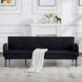 MAYEERTY 74.8 Convertible Futon Sofa Bed with 5-Position Adjustable Backrest