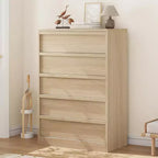 Commode en bois GustoWave, commode à tiroirs avec grands tiroirs de rangement pour chambre à coucher, salon, chambre d'enfant, entrée