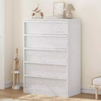 Commode en bois GustoWave, commode à tiroirs avec grands tiroirs de rangement pour chambre à coucher, salon, chambre d'enfant, entrée