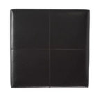 GDFStudio Stanford Pouf de rangement contemporain en cuir reconstitué avec coutures horizontales