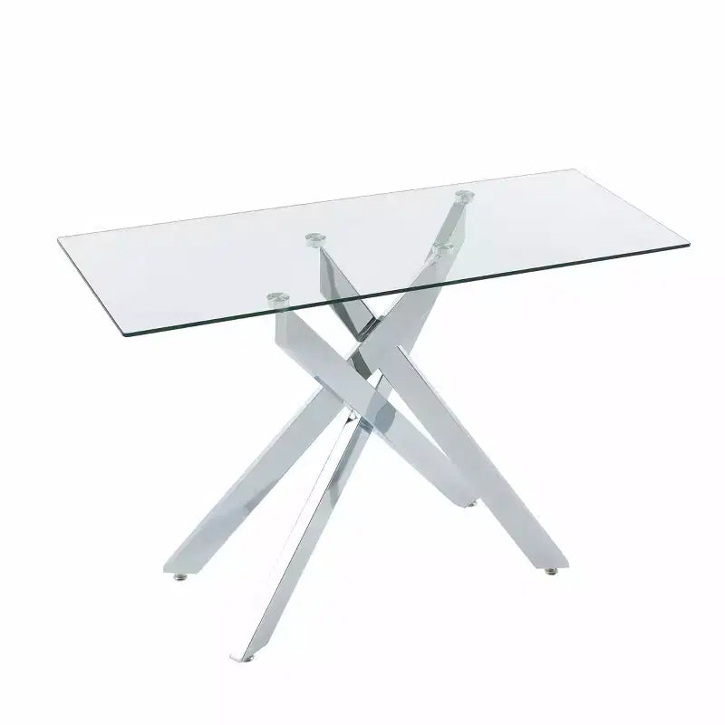 Table basse avec plateau en verre Probe Hues 45.3 pouces