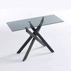 Table basse avec plateau en verre Probe Hues 45.3 pouces