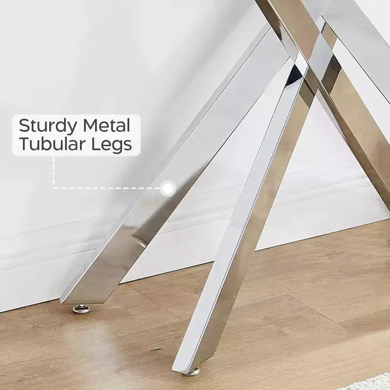Table basse avec plateau en verre Probe Hues 45.3 pouces