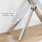 Table basse avec plateau en verre Probe Hues 45.3 pouces