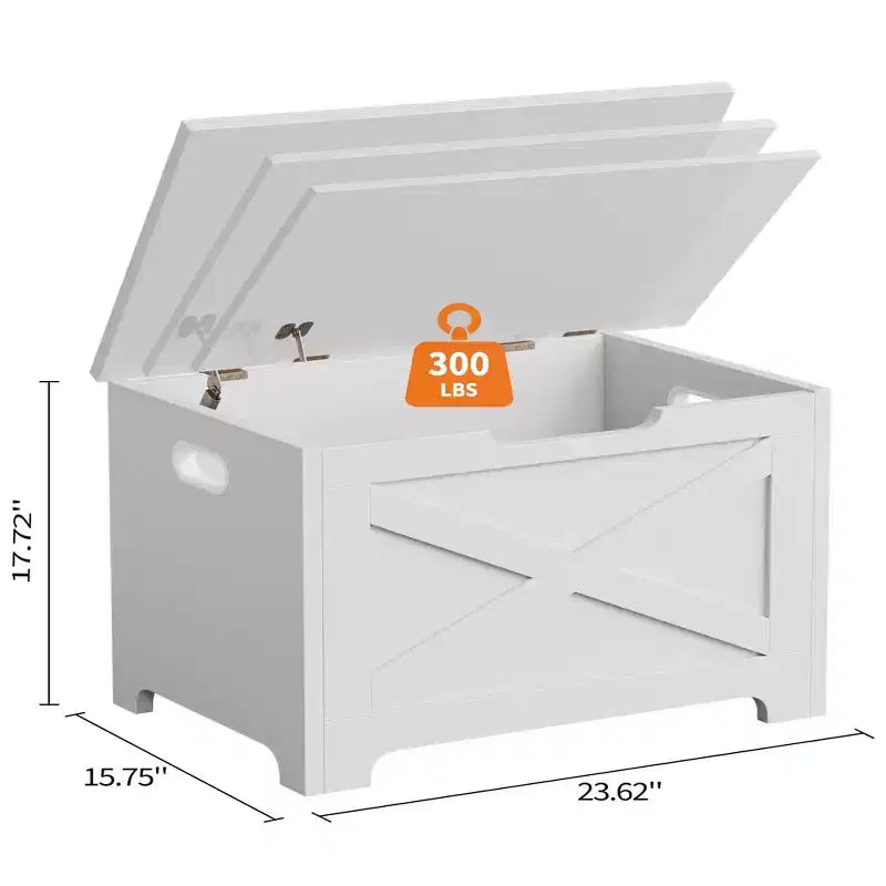 Tabouret de rangement en MDF à pieds galbés de 60 cm avec pieds de forme unique, construction durable en MDF, rangement peu encombrant, design élégant et utilisation polyvalente