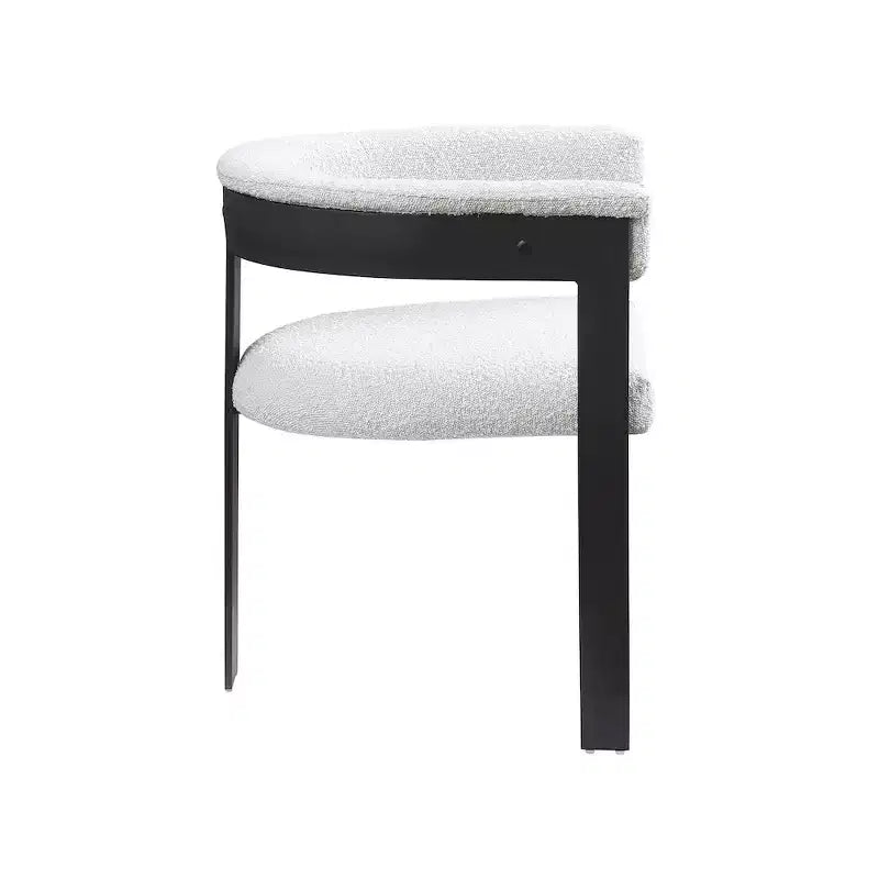 Meridian Furniture, Chaises de salle à manger Romeo Boucle (Lot de 2)