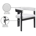 Meridian Furniture, Chaises de salle à manger Romeo Boucle (Lot de 2)