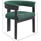 Meridian Furniture, Chaises de salle à manger Romeo Boucle (Lot de 2)