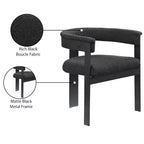 Meridian Furniture, Chaises de salle à manger Romeo Boucle (Lot de 2)
