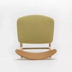 Tabouret de comptoir GDFStudio Cedric de 23,5 pouces en tissu et bois d'hévéa de style milieu de siècle (lot de 2)