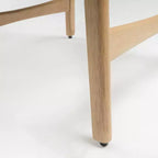 Tabouret de comptoir GDFStudio Cedric de 23,5 pouces en tissu et bois d'hévéa de style milieu de siècle (lot de 2)