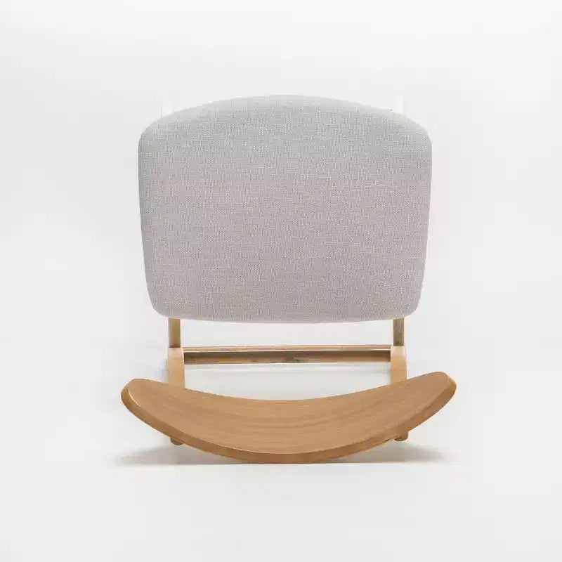 Tabouret de comptoir GDFStudio Cedric de 23,5 pouces en tissu et bois d'hévéa de style milieu de siècle (lot de 2)