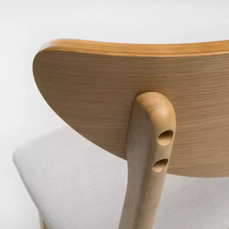 Tabouret de comptoir GDFStudio Cedric de 23,5 pouces en tissu et bois d'hévéa de style milieu de siècle (lot de 2)