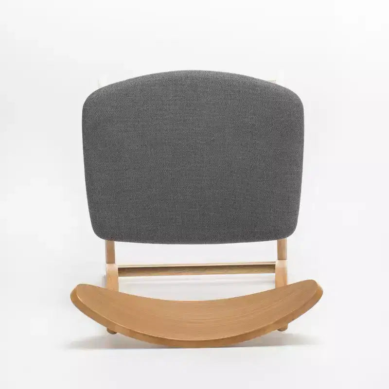 Tabouret de comptoir GDFStudio Cedric de 23,5 pouces en tissu et bois d'hévéa de style milieu de siècle (lot de 2)