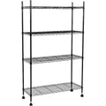 Acekool 4-Tier Adjustable Heavy Duty Steel Wire Shelving Unit, Rust-Resistant Organizer for Kitchen, Garage, Pantry, 36 L x 14 W x 54 H
