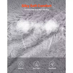 Chaise de lit pouf VEVOR, chaise convertible de pouf à fauteuil de salon ou matelas, lit pouf avec housse lavable pour adultes, gris (taille Queen)