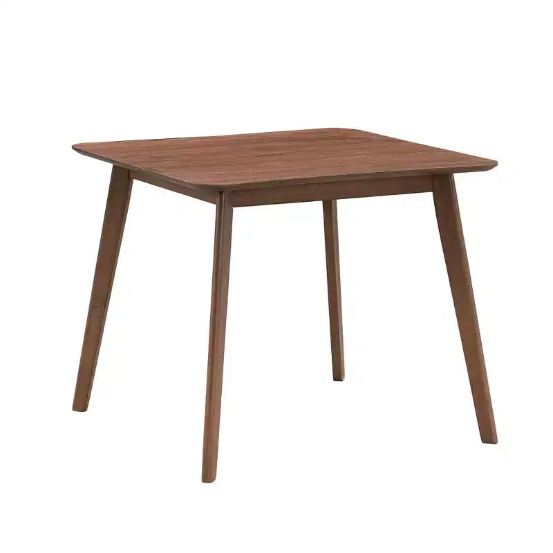 Table de salle à manger carrée en bois Okak pour 4 - Table de cuisine, table de salle à manger pour salle à manger, restaurant, salon