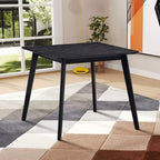 Table de salle à manger carrée en bois Okak pour 4 - Table de cuisine, table de salle à manger pour salle à manger, restaurant, salon