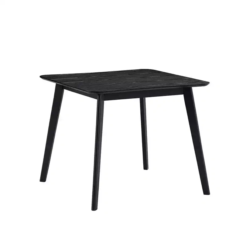 Table de salle à manger carrée en bois Okak pour 4 - Table de cuisine, table de salle à manger pour salle à manger, restaurant, salon
